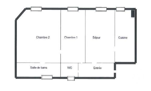 Appartement F2 à vendre ST OUEN