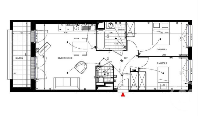 Appartement F3 à vendre - 3 pièces - 68.0 m2 - ST OUEN - 93 - ILE-DE-FRANCE - Century 21 Wilson Immobilier