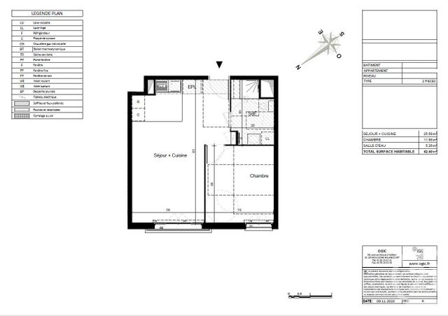 Appartement F2 à louer - 2 pièces - 42.4 m2 - LE BLANC MESNIL - 93 - ILE-DE-FRANCE - Century 21 Wilson Immobilier