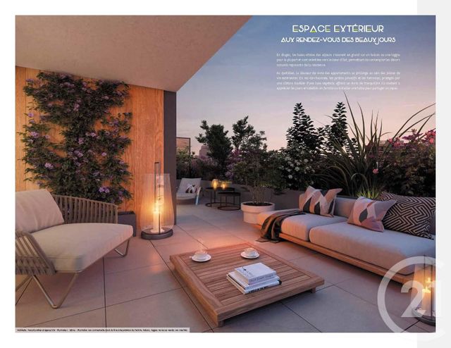 Appartement F3 à louer - 3 pièces - 59.43 m2 - LA PLAINE ST DENIS - 93 - ILE-DE-FRANCE - Century 21 Wilson Immobilier